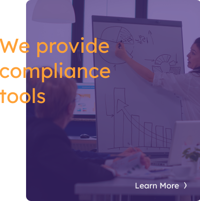 We provide compliance tools